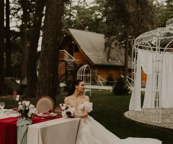 Grafika Panna młoda w sukni ślubnej Wesela w Dolce Vita
