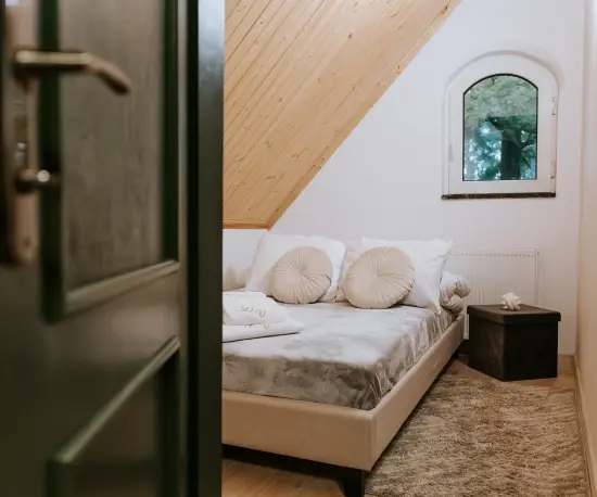 Grafika Jasna sypialnia w domku Dolce Vita