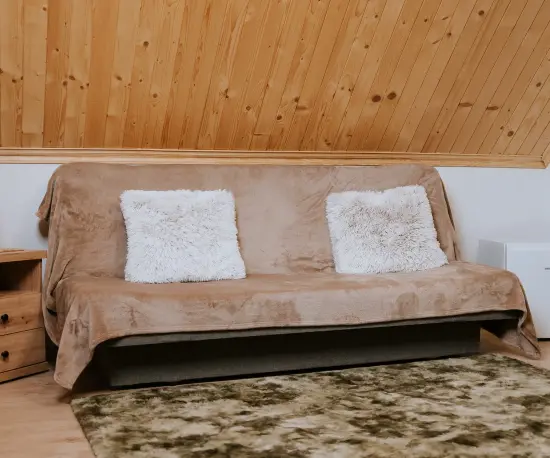Grafika Komfortowy pokój gościnny na poddaszu
